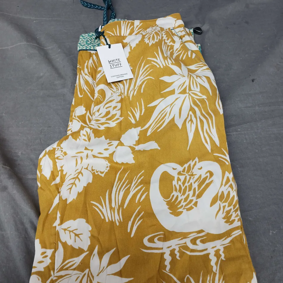 WHITE STUFF NINA ORGANIC PYJAMA BOTTOMS SIZE XS