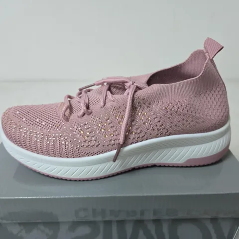 BOXED URBAN JACKS CALYPSO SHOES, PINK - SIZE 5