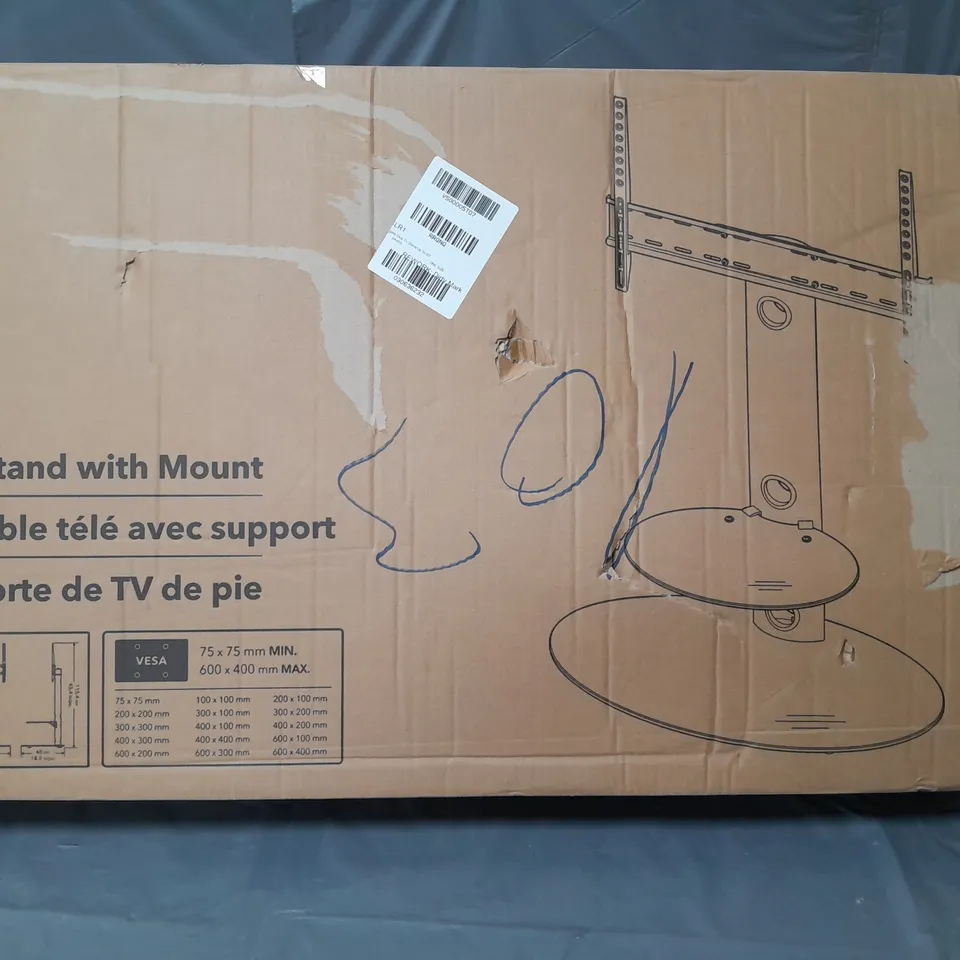 AVF LUGANO OVAL 800 TV STAND - WHITE - FITS UP TO 65 INCH - COLLECTION ONLY  RRP £149