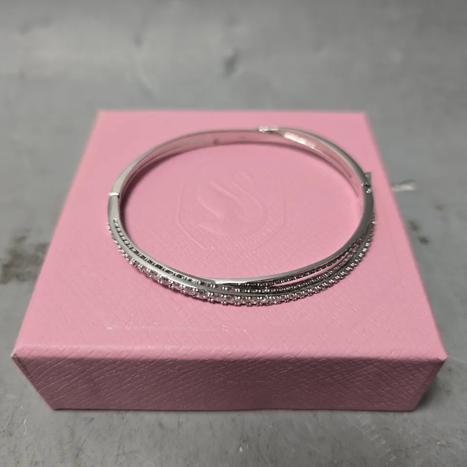 BOXED SWAROVSKI  CLEAR CRYSTAL BANGLE 