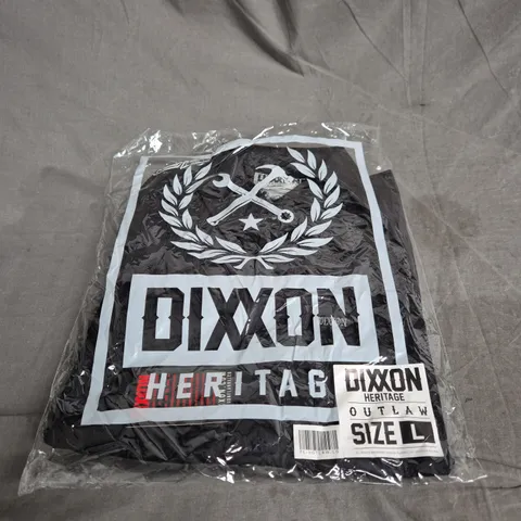 DIXON HERITAGE OUTLAW FLANNEL SHIRT IN BLACK – SIZE L