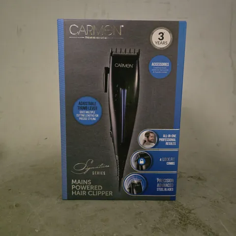 SEALED CARMEN MAINS POWERED CLIPPERS