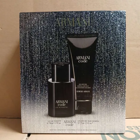 ARMANI CODE EAU DE TOILETTE & BODY SHAMPOO SET