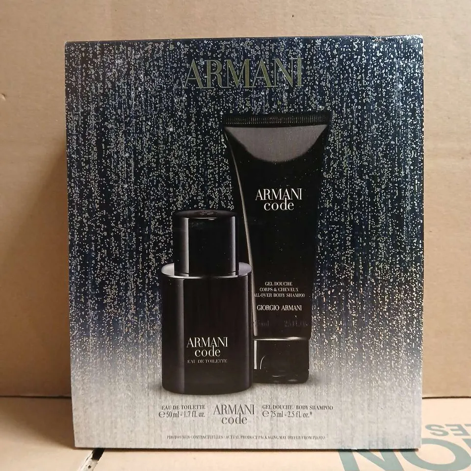ARMANI CODE EAU DE TOILETTE & BODY SHAMPOO SET