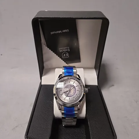 BOXED ERNEST FERDINAND MENS WATCH 
