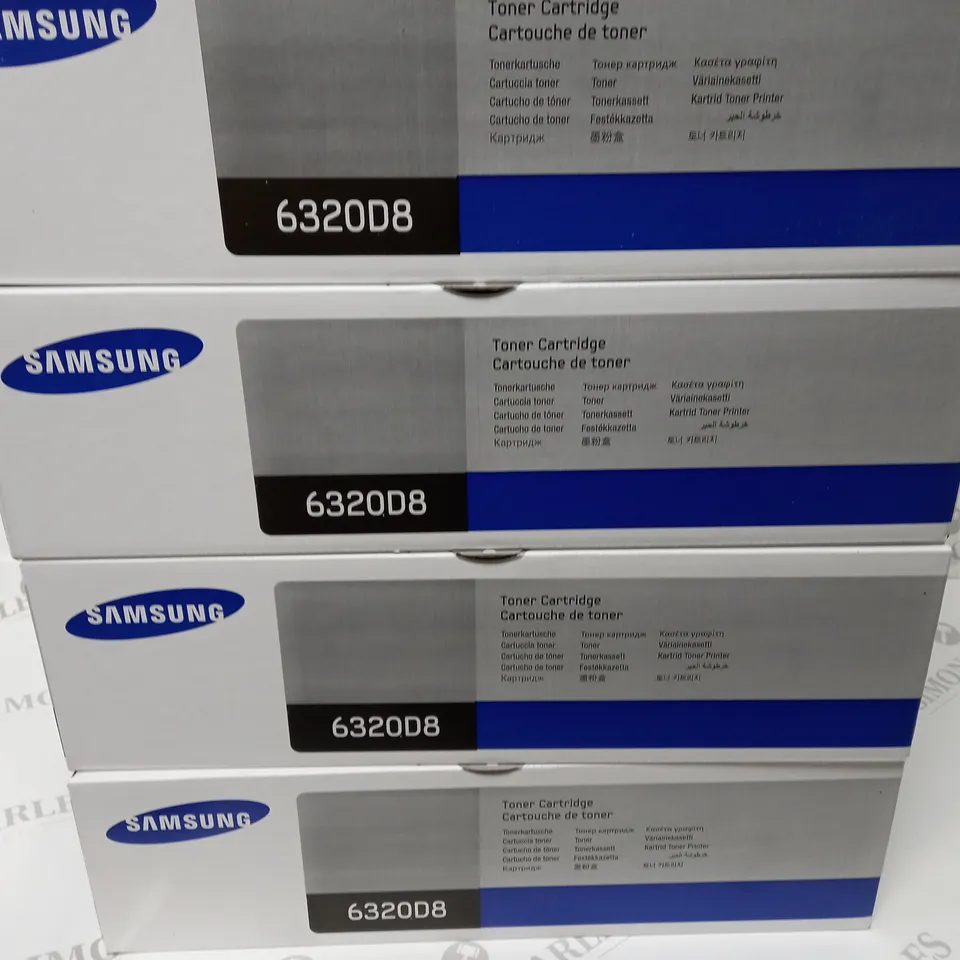 LOT OF 8 SAMSUNG 6320D8 TONER CARTRIDGES