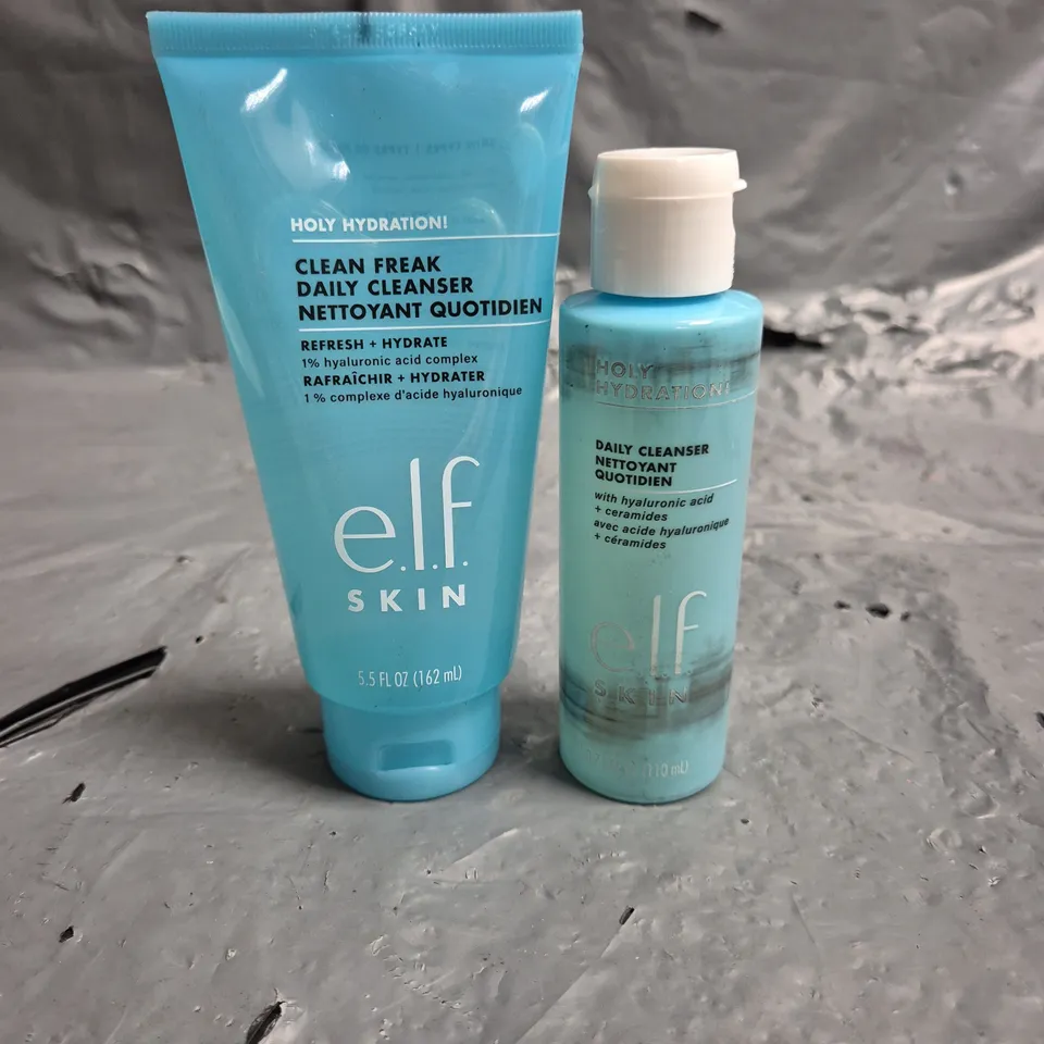 ELF SKIN HOLY HYDRATION CLEANSER 162ML AND 110ML