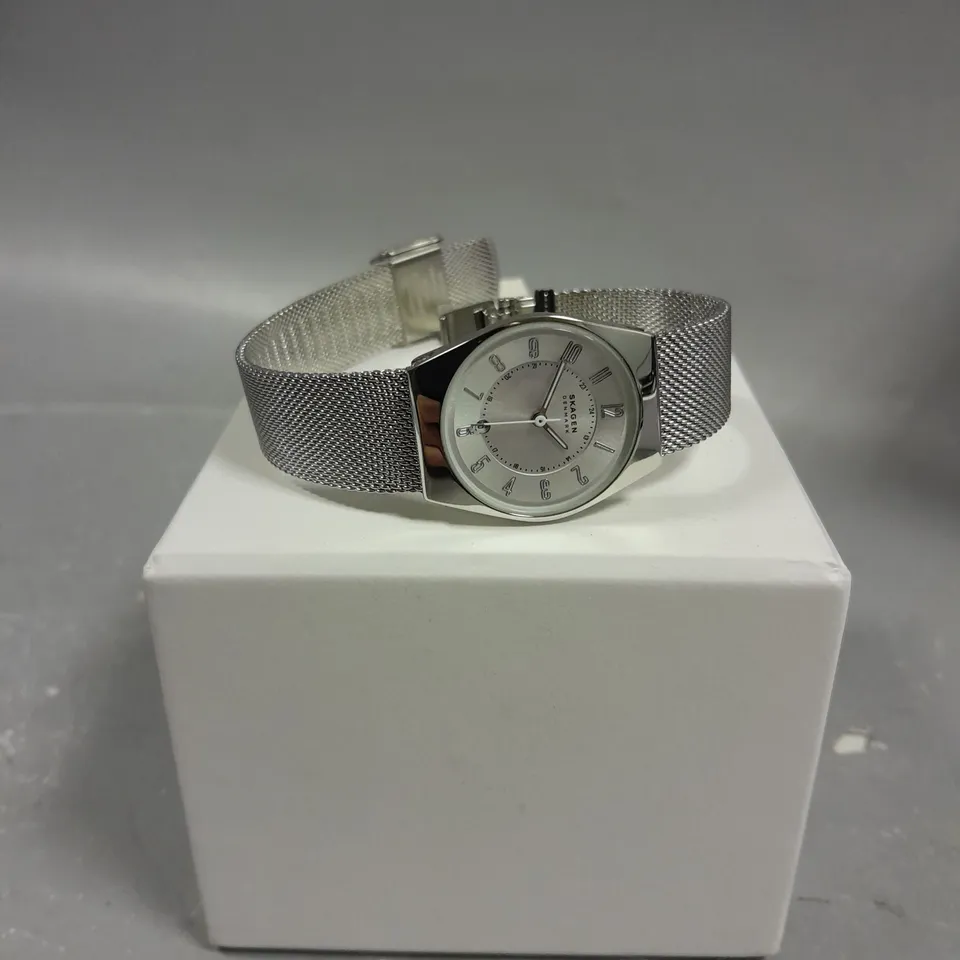 SKAGEN DENMARK GRENEN LILLE MESH BRACELET WATCH