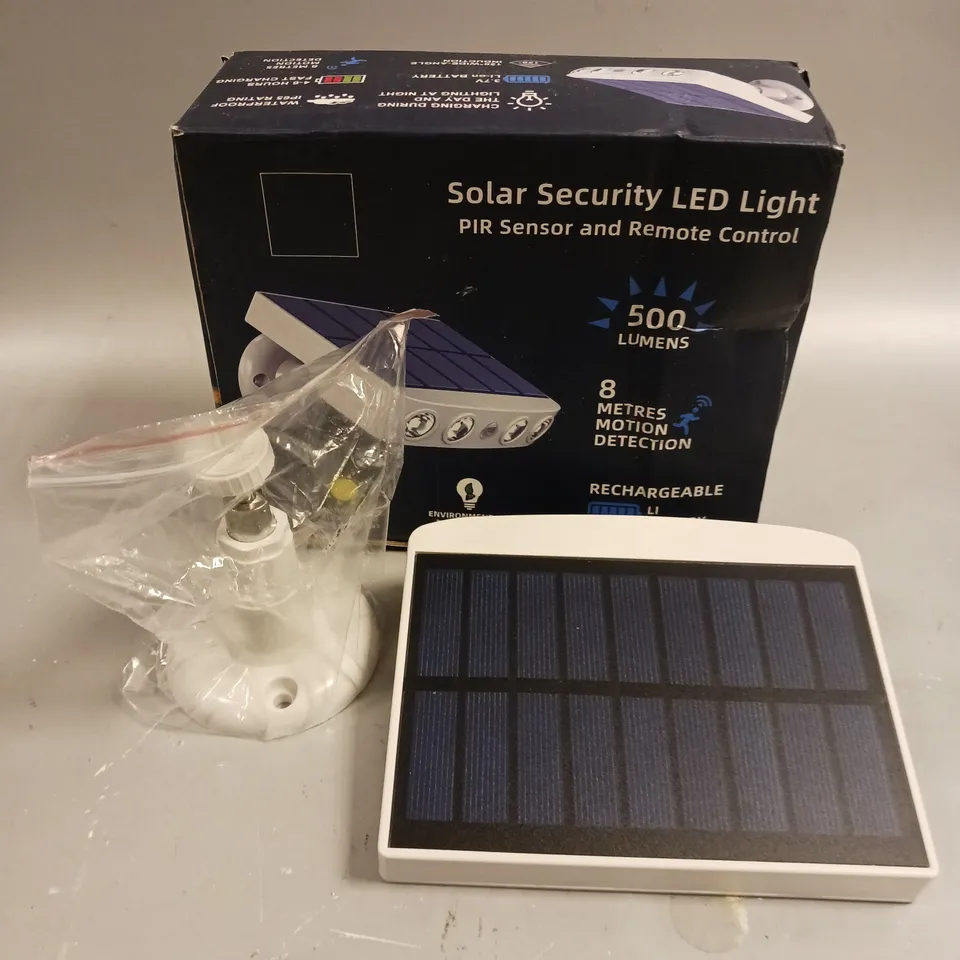 BOXED SOLAR PIR SENSOR SECURITY LED LIGHT 