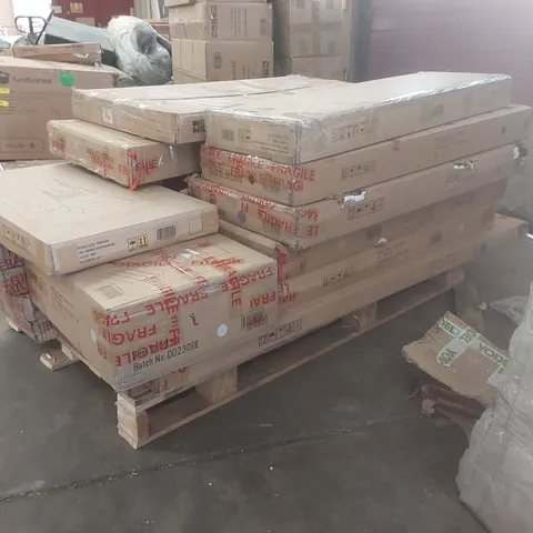 PALLET OF ASSORTED DESIGNER FURNITURE PARTS
