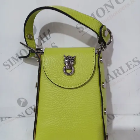 MODA IN PELLE JOIE BAG IN LIME GREEN