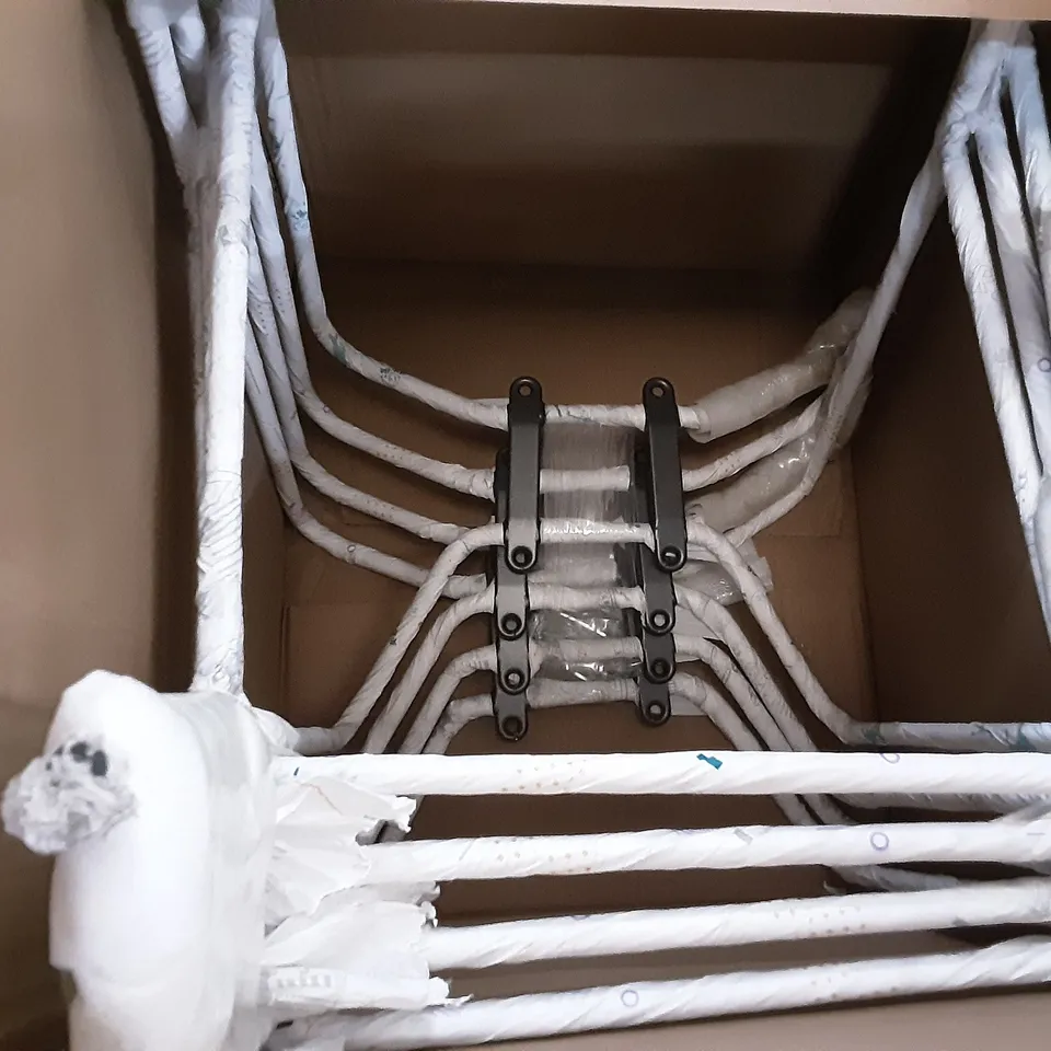 BOXED HIGH CHAIR FRAMES , WHITE ,4PCS