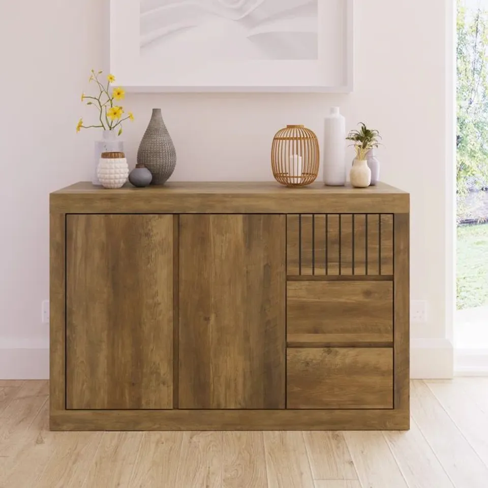 BOXED WILKEY SIDEBOARD (2 BOXES)