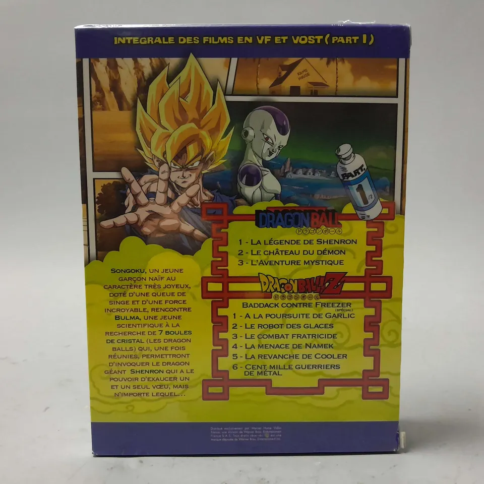 BOXED AND SEALED DRAGON BALL & DRAGON BALL Z: THE COMPLETE MOVIES (PART 1) (FRENCH VERSION)