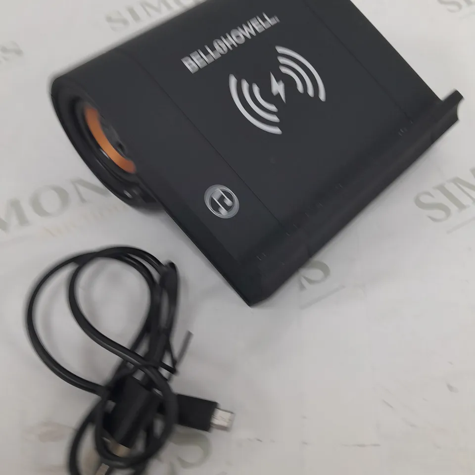 BOXED BELL & HOWELL 2IN1 WIRELESS CHARGING TOUCH SPEAKER
