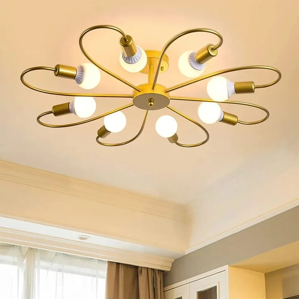 BOXED SEMI FLUSH MOUNT