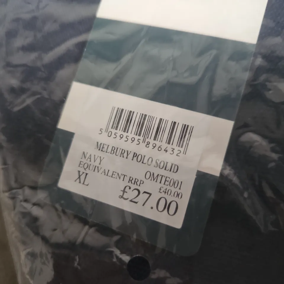 CREW CLOTHING COMPANY NAVY POLO SHIRT XL (MEN)