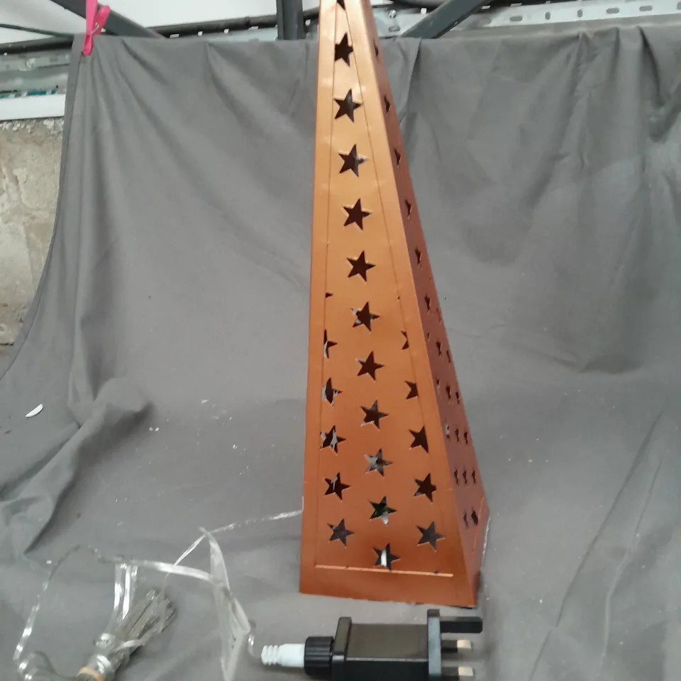 METAL CONE COPPER STAR LIGHT