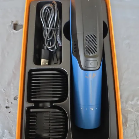 L&B MEN VORTEX HAIR TRIMMER WITH VACUUM – BOXED