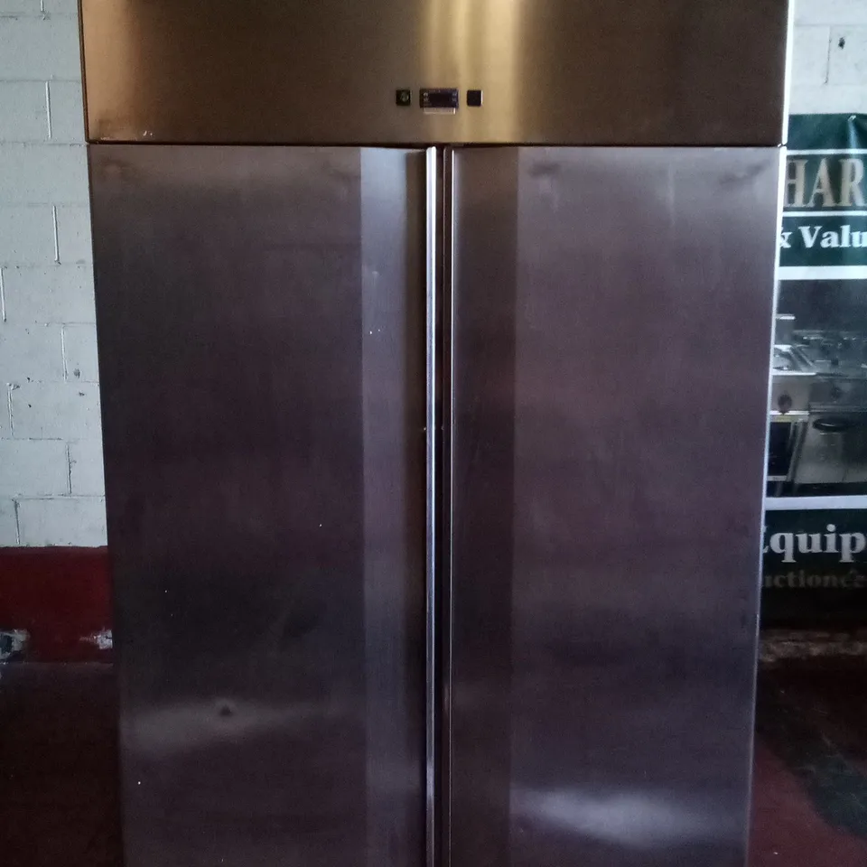 POLARIS STAINLESS STEEL DOUBLE DOOR FRIDGE