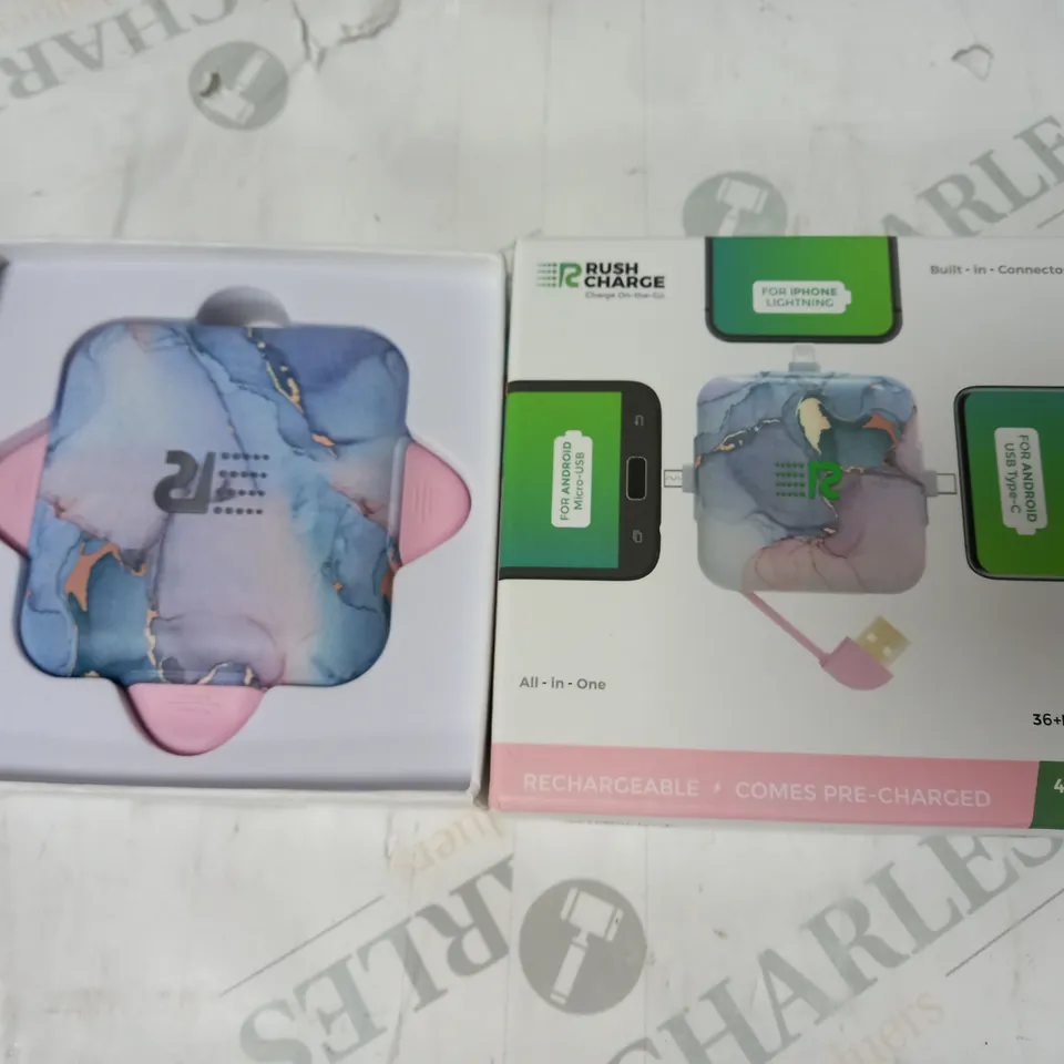 RUSH CHARGE 4500MAH TRIDENT PORTABLE CHARGER