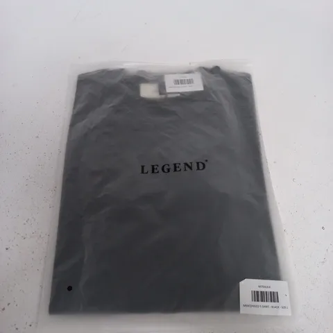LEGEND T-SHIRT – BLACK – UK SIZE L