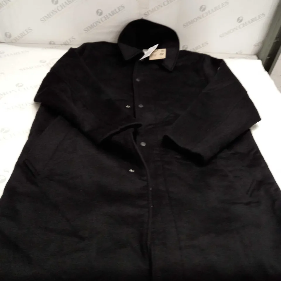 PUMA X AMI LONG BLACK WINTER COAT SIZE M