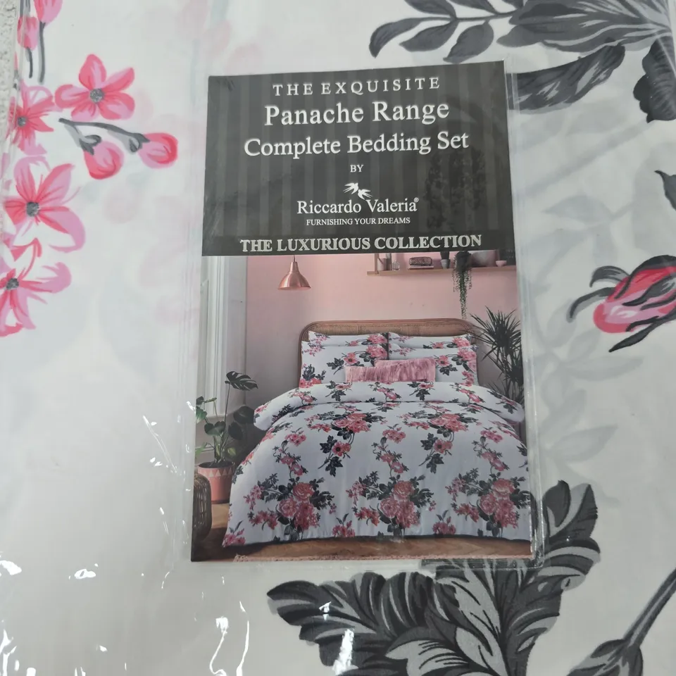 THE EXQUISITE PANACHE RANGE COMPLETE BEDDING SET BY RICCARDO VALERIA – THE LUXURIOUS COLLECTION UNSPECIFIED SIZE 