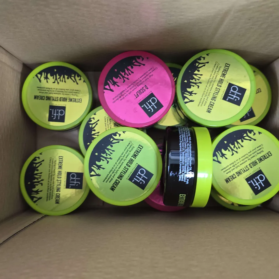 APPROXIMATELY 12 ASSORTED D:FI PRODUCTS TO INCLUDE D:SCULPT & EXTREME HOLD STYLING CREAM