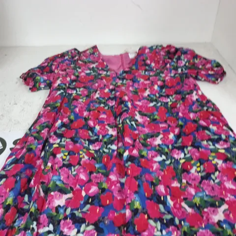 HELENE BERMAN LONDON FLORAL DRESS – MADE IN ENGLAND, UK SIZE 12