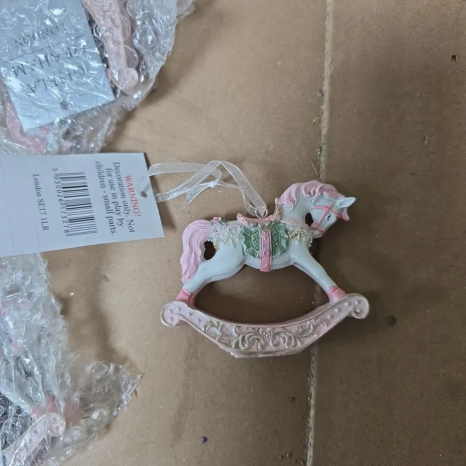 2 BOXES OF ASSORTED GISELA GRAHAM SMALL DECORATIONS 