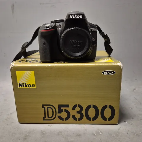 BOXED NIKON D5300 DSLR CAMERA - BODY ONLY