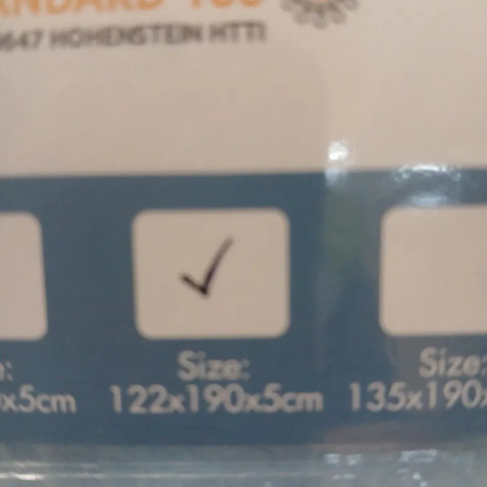 7 ZONE GEL MEMORY FOAM MATTRESS TOPPER – 122 X 190 X 5 CM – BLUE BAG