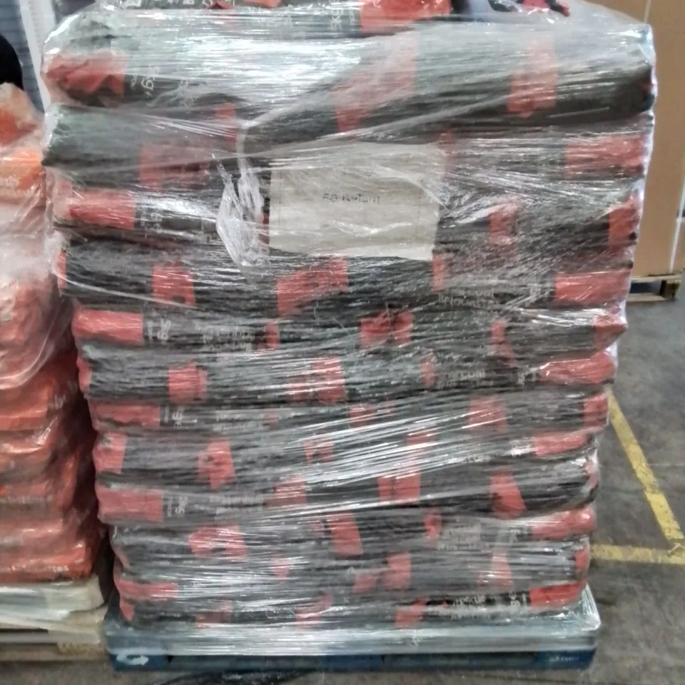 PALLET TO CONTAIN APPROXIMATELY 110 X 5KG BAGS OF BIG K BRAND BARBECUE CHARCOAL BRIQUETTES 