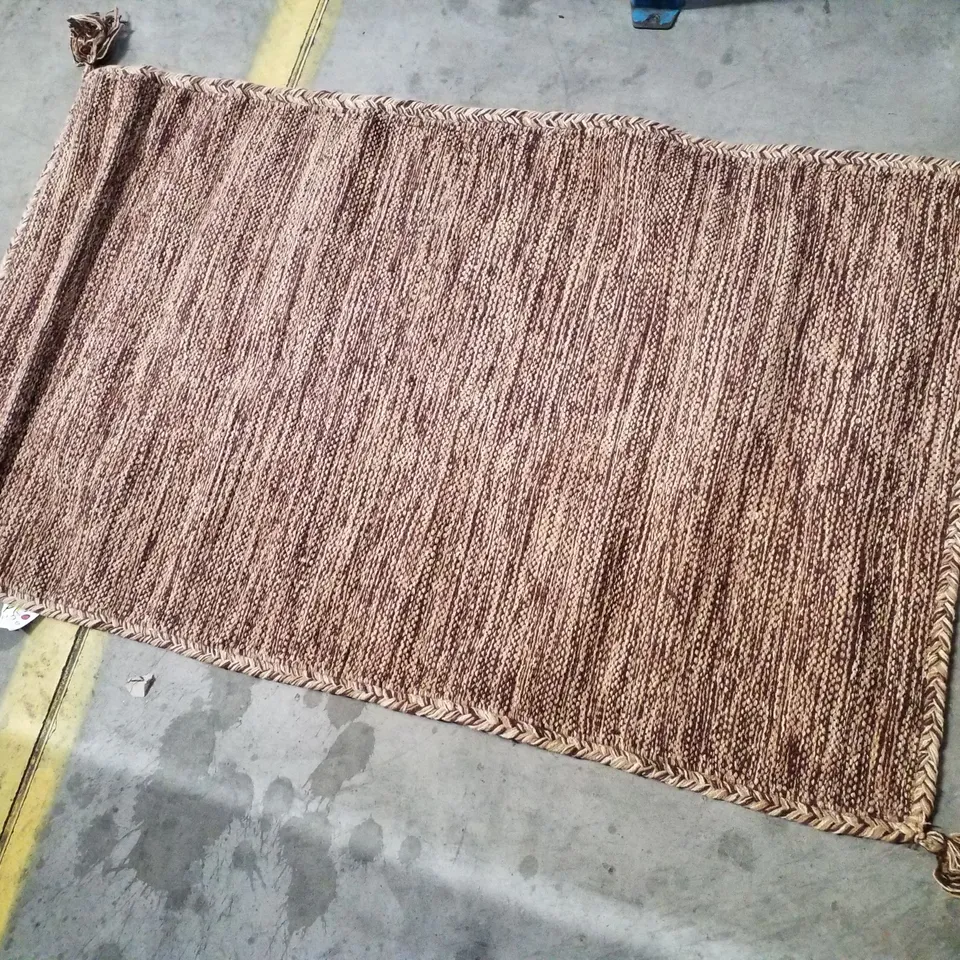 BRAND NEW PACO HOME KILIM KIL210 AREA RUG IN BROWN - 60×110CM