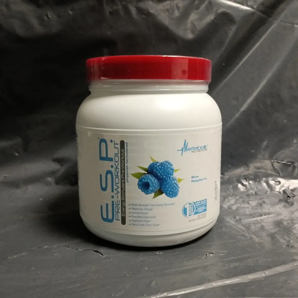 ESP BLUE RASPBERRY FLAVOUR ENERGY STIMULANT PRE-WORKOUT (300G)