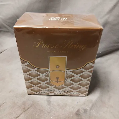 BOXED AND SEALED SAFFRON PURSE STRING POUR FEMME EAU DE PARFUM 100ML