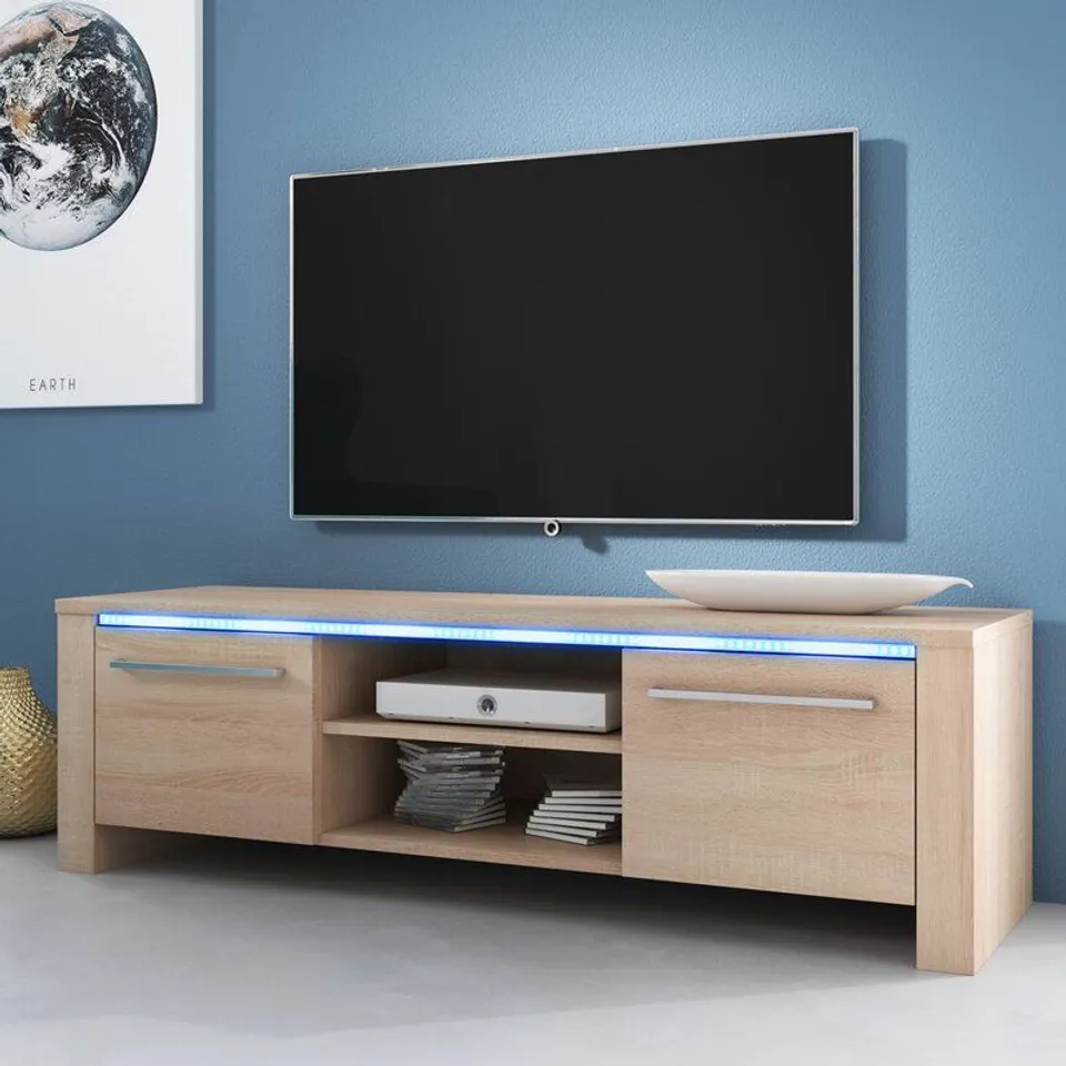 BOXED MESSA SONOMA TV STAND FOR TV'S UPTO 60 INCHES