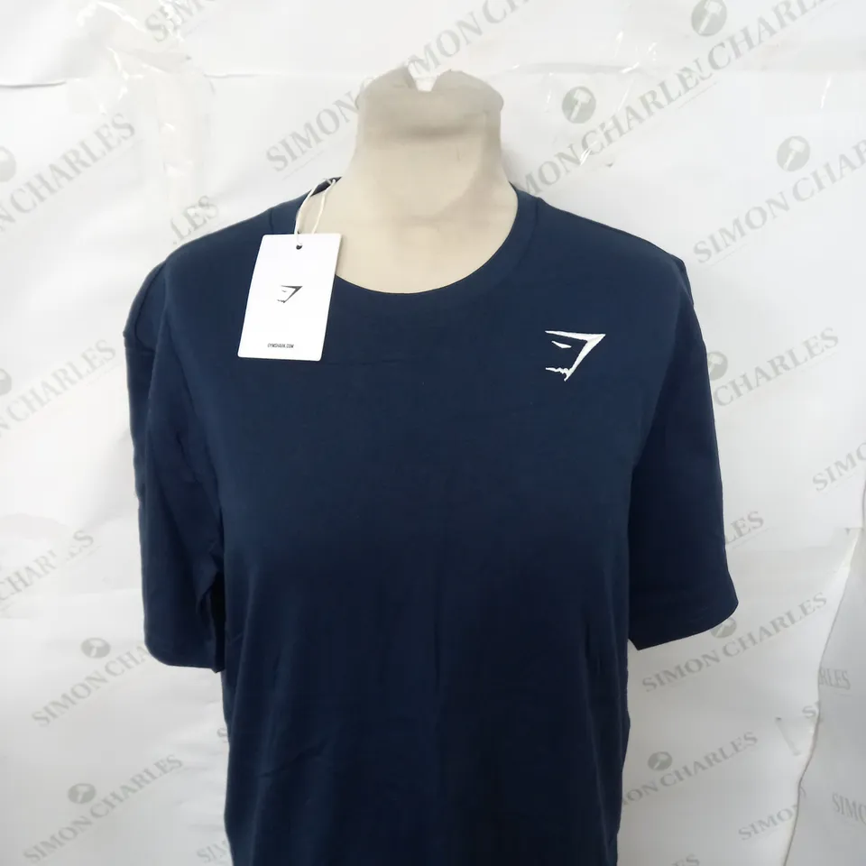 GYMSHARK CREST SHORT SLEEVE T-SHIRT SIZE S