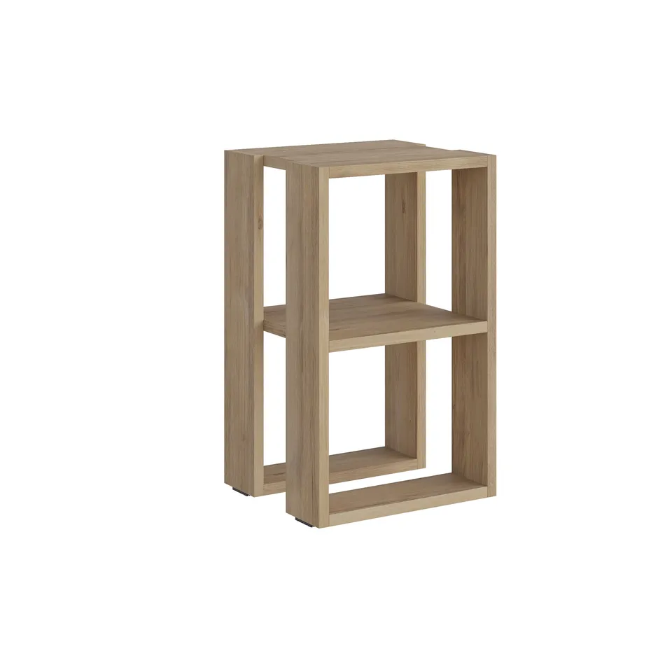 BOXED LONIE MODERN BEDSIDE TABLE BEDROOM FURNITURE WIDTH 34CM IN OAK