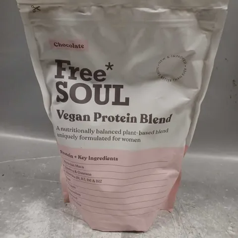 FREE SOUL VEGAN PROTEIN BLEND IN CHOCOLATE (600g)