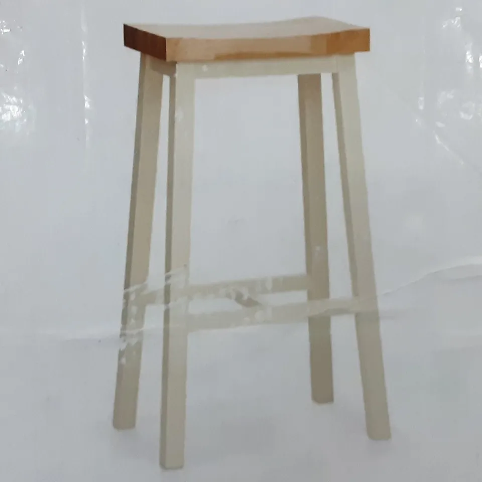 BOXED BOSTON BAR STOOL  - H69 X W45 X D31CM