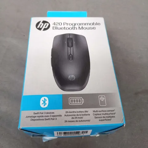 BOXED HP 420 PROGRAMMABLE BLUETOOTH MOUSE