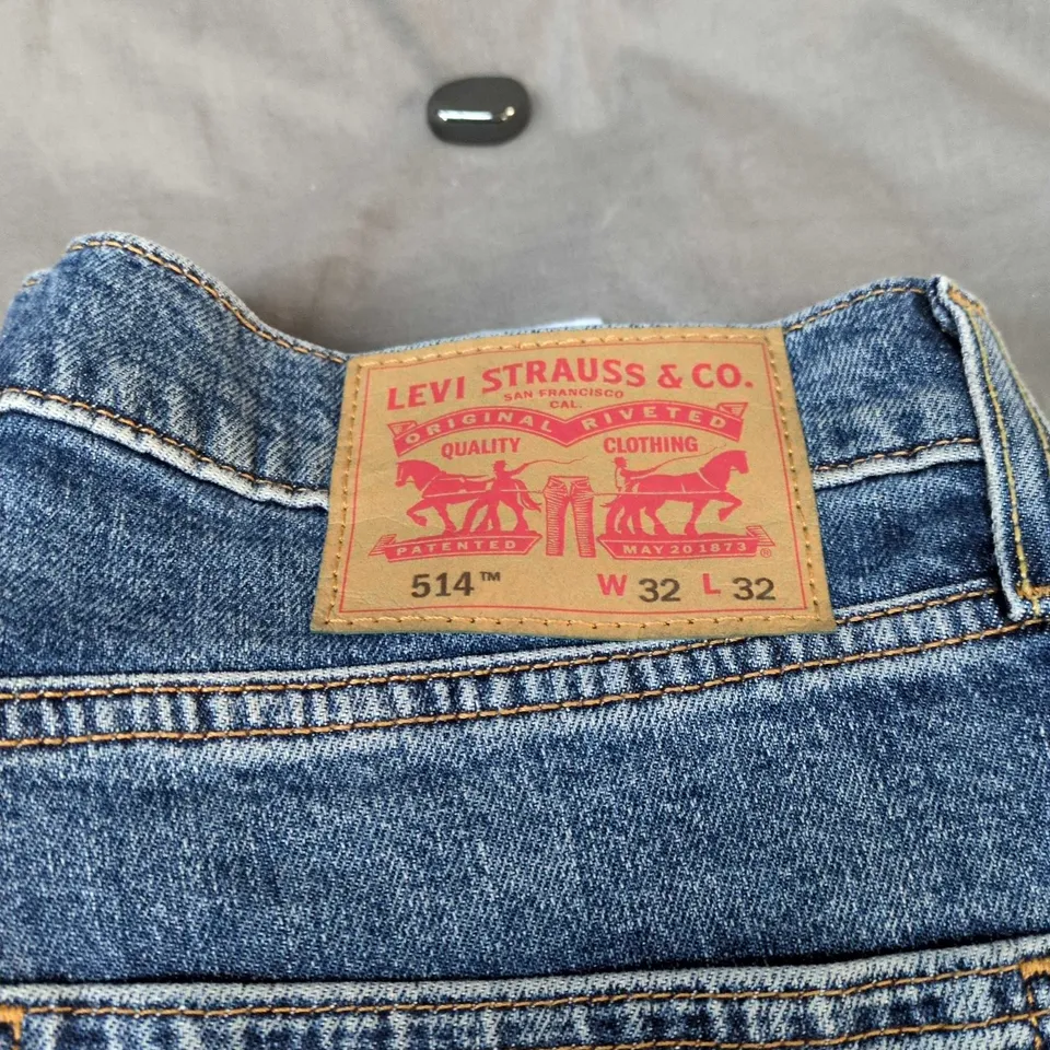 LEVI'S 514 JEANS – MEN'S, UK 32 (W32 L32)