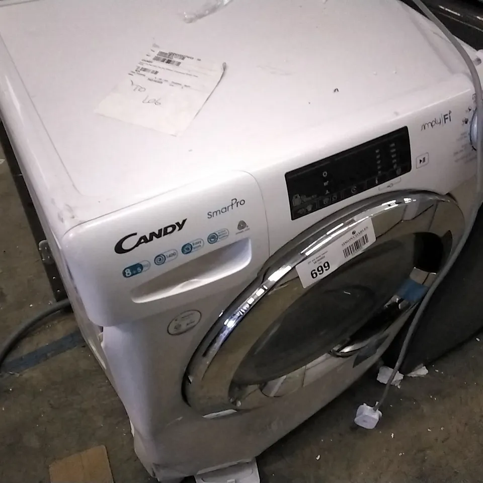 DESIGNER CANDY SMART PRO 8KG WASH 5KG DRY 1400RPM FREESTANDING WASHER DRYER WHITE