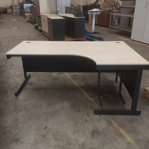 WOODEN OFFICE CORNER DESK