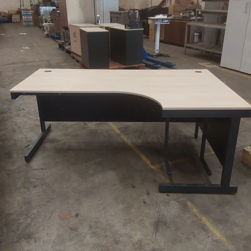 WOODEN OFFICE CORNER DESK