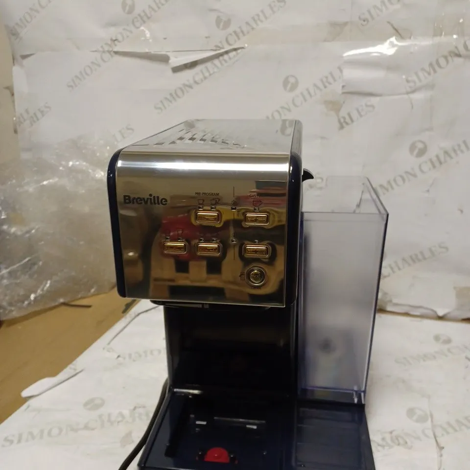 BREVILLE ONE-TOUCH COFFEEHOUSE COFFEE MACHINE - NAVY BLUE