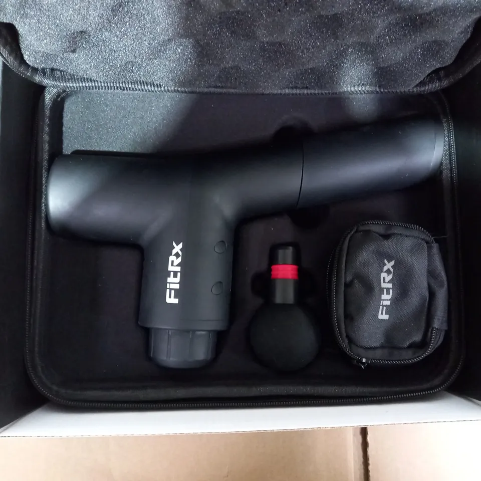 BOXED FIT RX MUSCLE MASSAGE GUN 