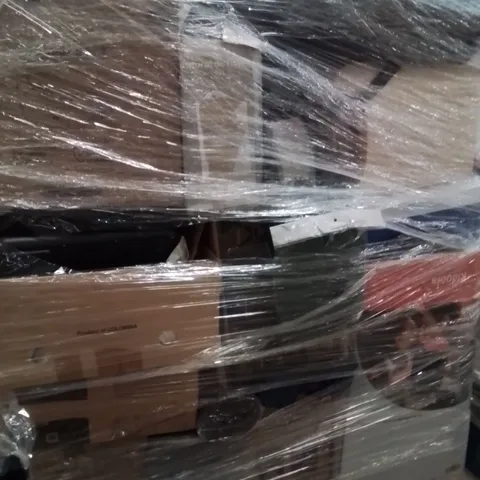 PALLET OF ASSORTED HOUSEHOLD GOODS AND PRODUCTS TO INCLUDE;CAMPING TROLLEY,BABY CAR SEAT,FAN,SUITCASE